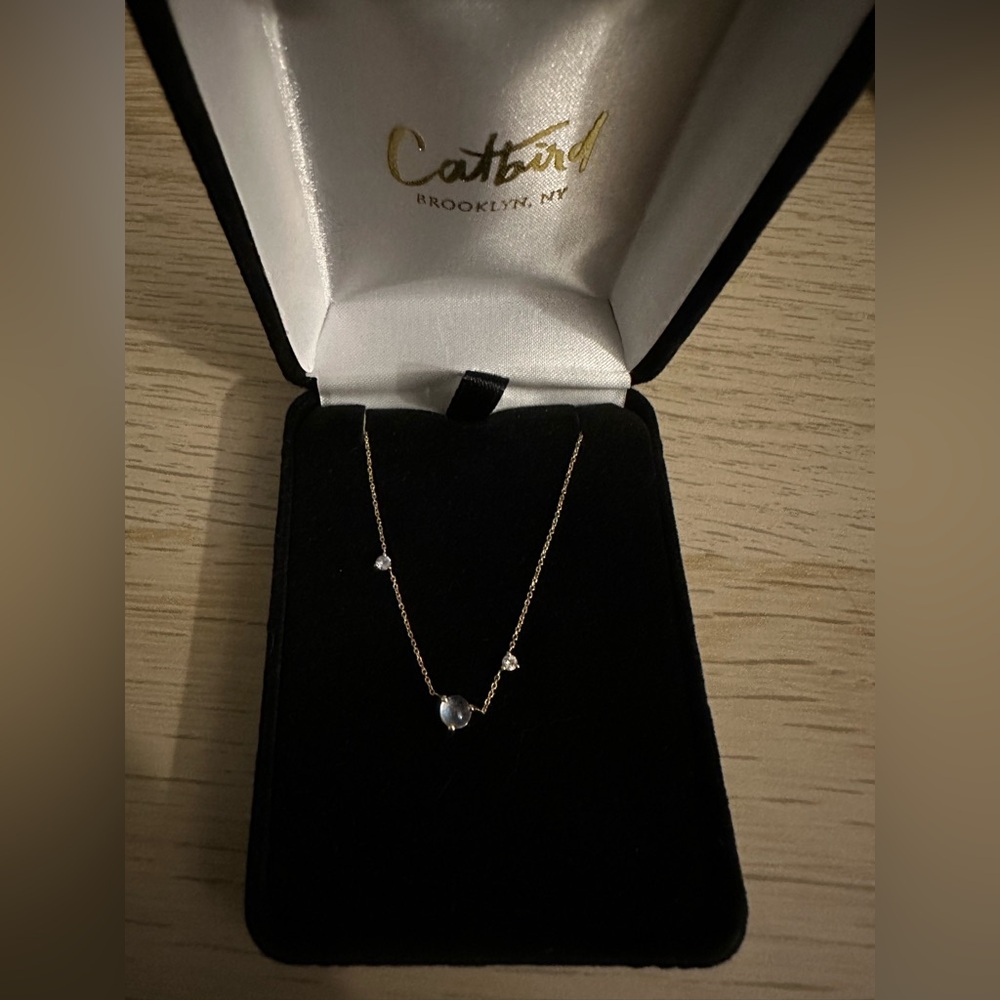 WWAKE Three Step Necklace, Moonstone